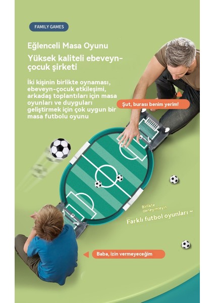 Masa Futbol Oyunları Çocuk Eğitici Oyuncaklar Ebeveyn-Çocuk Çift Masa Oyunları Futbol Sahası (Yurt Dışından) modelleri