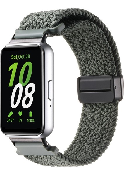 Samsung Galaxy Fit3 Naylon Örgülü Saat Kayışı (Yurt Dışından)