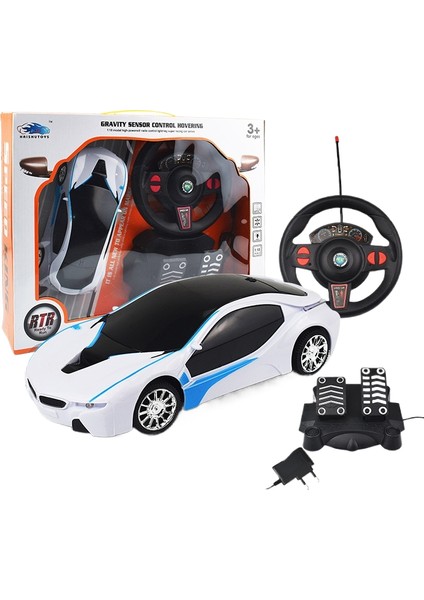 1:16 Simülasyon Çocuk Direksiyon Dört Yönlü Uzaktan Kumandalı Araba Kablosuz Pedal Oyuncak Spor Araba (Yurt Dışından)