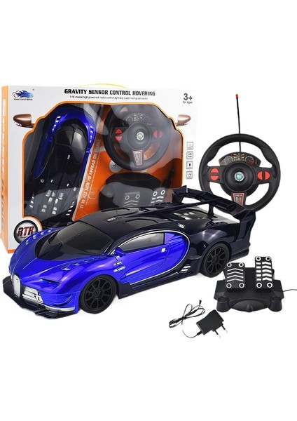 1:16 Simülasyon Çocuk Direksiyon Dört Yönlü Uzaktan Kumandalı Araba Kablosuz Pedal Oyuncak Spor Araba (Yurt Dışından)