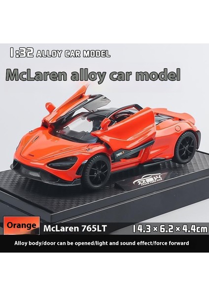 Mclaren Süper Spor Araba Oyuncak Alaşım Araba Modeli Koleksiyonu Süsleri (Yurt Dışından)
