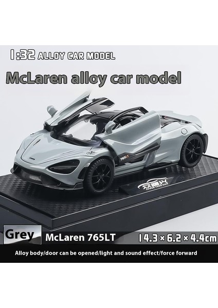 Mclaren Süper Spor Araba Oyuncak Alaşım Araba Modeli Koleksiyonu Süsleri (Yurt Dışından)