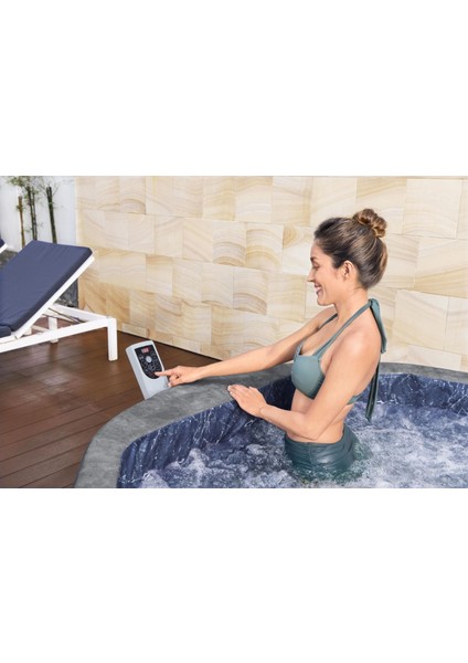 Lay-Z-Spa® Carrara Smart Airjet™ 6001V Enerji Tasarruflu Şişme Spa Havuzu, Mobil Uygulama Kontrollü, 4-6 Kişilik modelleri