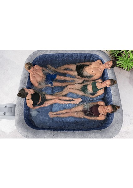 Lay-Z-Spa® 6001Q San Francisco Smart Hydrojet Pro™ Enerji Tasarruflu Şişme Spa Havuzu, Mobil Uygulama Kontrollü, 5-7 Kişilik modelleri