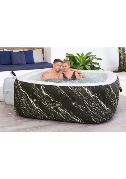 Lay-Z-Spa® 6001F Hollywood Energy-Efficient Luxe Airjet™ Şişme Spa Havuzu, LED Işıklı, 4-6 Kişilik fiyatları