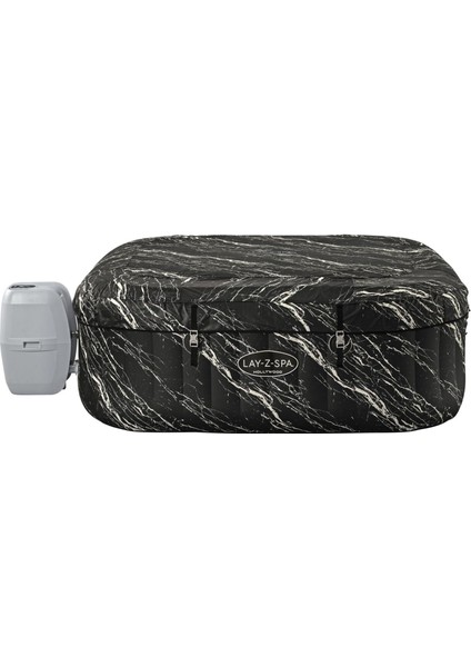 Lay-Z-Spa® 6001F Hollywood Energy-Efficient Luxe Airjet™ Şişme Spa Havuzu, LED Işıklı, 4-6 Kişilik