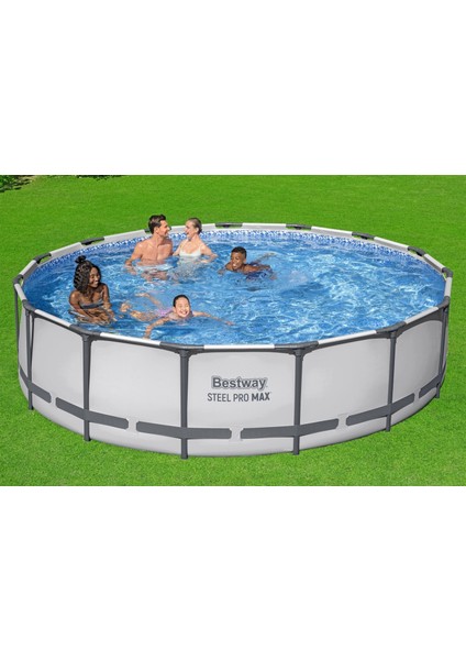 Bestway® Steel Pro Max™ 56488 Prefabrik Yer Üstü Havuz Seti 4,57 M x 1,07 M