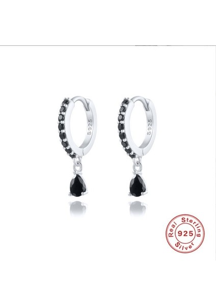 S925 Gümüş Küpe Küpe Moda Kulak Tokası Küpe Damla Küpe (Yurt Dışından)