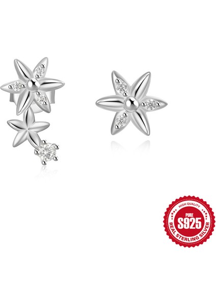 Yeni Niş Tasarım Küpe S925 Ayar Gümüş Fransız Küpe Toka Moda (Yurt Dışından)