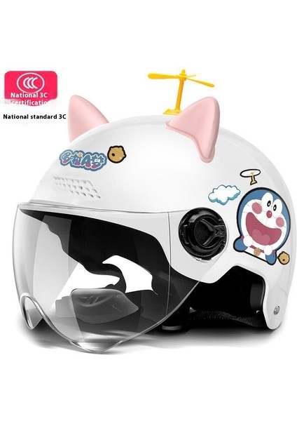 Kask Erkek ve Kadın Yaz Dört Mevsim Elektrikli Motosiklet Erkek Güneş Kaskı (Yurt Dışından)