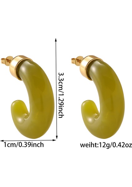 Küpe Kadın Fransız Retro Niş Kişilik ile Mizaç Küpe Küpe (Yurt Dışından)