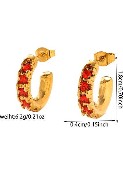 Küpe Kadın Fransız Retro Niş Kişilik ile Mizaç Küpe Küpe (Yurt Dışından)