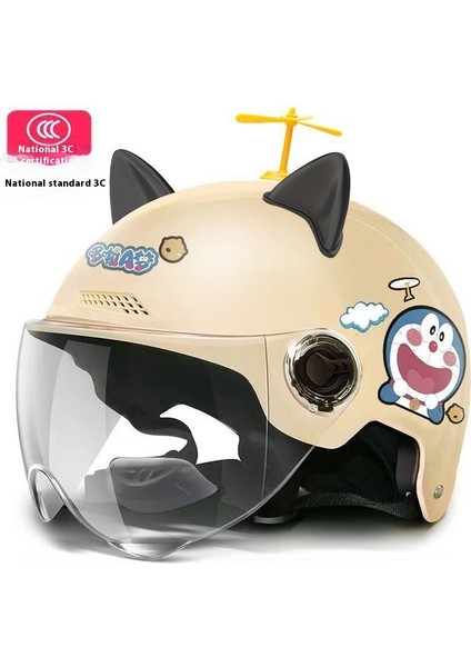Kask Erkek ve Kadın Yaz Dört Mevsim Elektrikli Motosiklet Erkek Güneş Kaskı (Yurt Dışından)