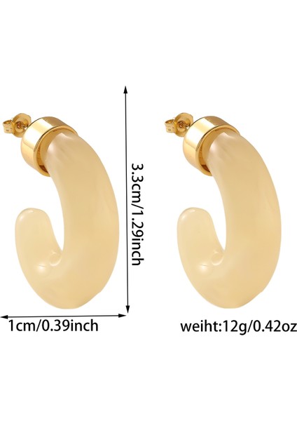 Küpe Kadın Fransız Retro Niş Kişilik ile Mizaç Küpe Küpe (Yurt Dışından)