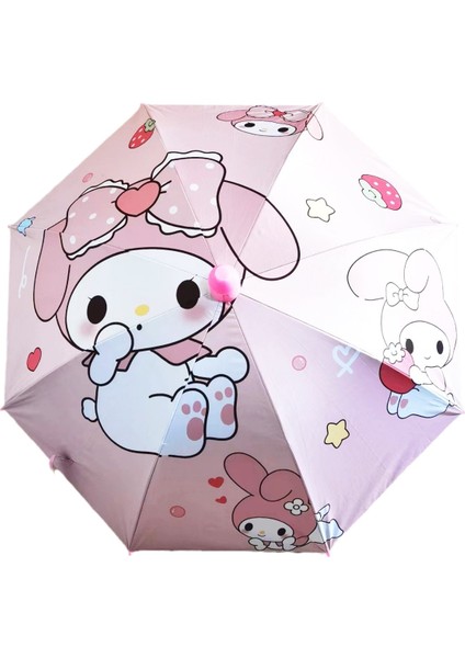 Ilkokul Öğrencileri Için Vinil Çocuk Şemsiyeleri Dijital Baskı Patchwork Desen Sevimli (Yurt Dışından)