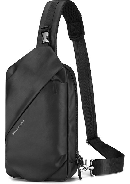 Yeni Evrensel Erkek Gelgit Oxford Kumaş Omuz Çantası Erkekler Büyük Kapasiteli Crossbody Çanta Erkek Kıdemli Duygusu (Yurt Dışından)