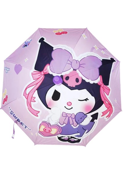 Ilkokul Öğrencileri Için Vinil Çocuk Şemsiyeleri Dijital Baskı Patchwork Desen Sevimli (Yurt Dışından)