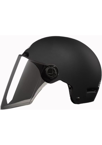 Büyük Basit Elektrikli Araba Kaskı Erkek ve Kadın Modelleri 4XL65 Ekstra Büyük Baş Çevresi Artı Boyutu Yaz Yarım Kask (Yurt Dışından)