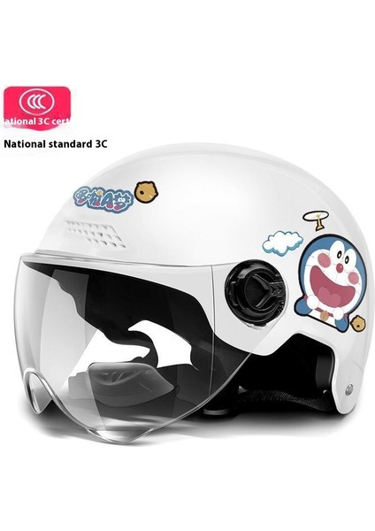 Kask Erkek ve Kadın Yaz Dört Mevsim Elektrikli Motosiklet Erkek Güneş Kaskı (Yurt Dışından)