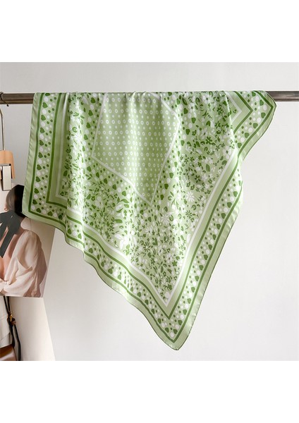 Çizgili Eşarp Ipek Eşarp 70CM Küçük Kare Kafa Bandı Saç Türbanı Kravat Çanta (Yurt Dışından)