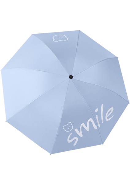 Manuel Şemsiye Çift Kullanımlı Yağmur ve Güneşli Şemsiye Çocuk Karikatür Güneş Şemsiyesi Sevimli Güneş Kremi Vinil Şemsiye (Yurt Dışından)
