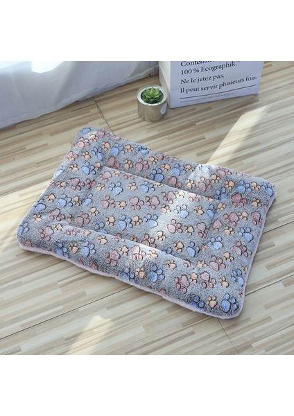 Kalınlaştırılmış Peluş Mat Kedi Kumu Kedi Uyku Matı Köpek Kulübesi Pamuklu Pedler Sıcak Yuva Pedleri (Yurt Dışından)