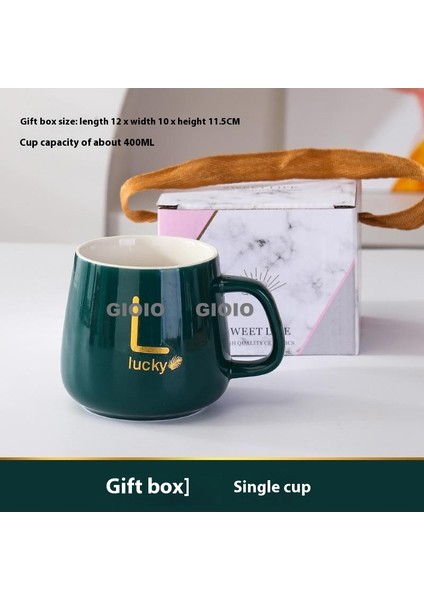 Yeni Pratik Seramik Kupa Yanında Hediyelik Kahve Kurı (Yurt Dışından)