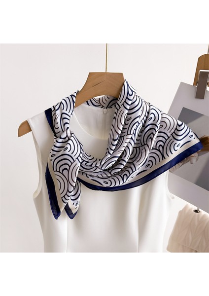 70*70CM Küçük Kare Eşarp Ipek Eşarp Başörtüsü Bahar Baskılı Boyun Atkısı Boyun Atkısı (Yurt Dışından)