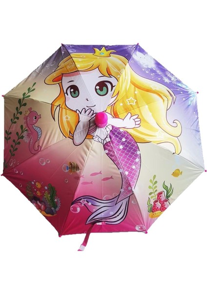 Ilkokul Öğrencileri Için Vinil Çocuk Şemsiyeleri Dijital Baskı Patchwork Desen Sevimli (Yurt Dışından)