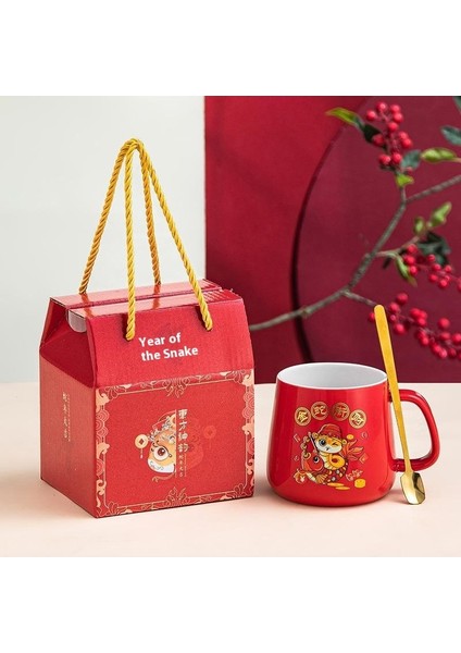 Yeni Pratik Seramik Kupa Yanında Hediyelik Kahve Kurı (Yurt Dışından)
