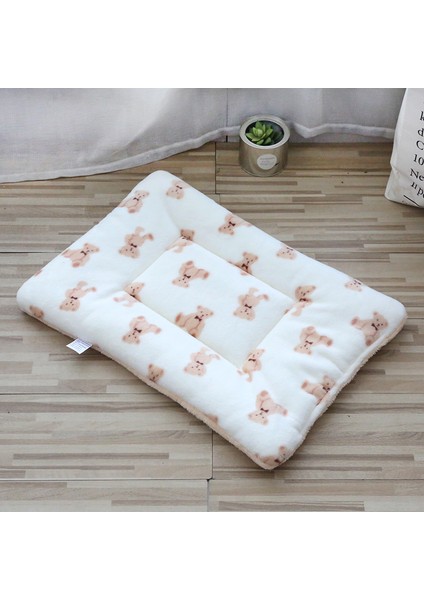 Kalınlaştırılmış Peluş Mat Kedi Kumu Kedi Uyku Matı Köpek Kulübesi Pamuklu Pedler Sıcak Yuva Pedleri (Yurt Dışından)