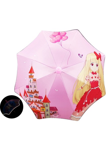 Çizgi Film Çocuk Şemsiyesi Güvenlik Güneş Kremi (Yurt Dışından)