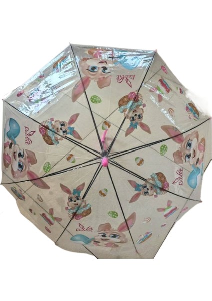 Çift Amaçlı Güneşli ve Yağmurlu Çocuk Şemsiyesi Anaokulu Güneşlik Karikatür Küçük Şemsiye Düz Çubuk Otomatik Çocuk Şemsiyesi Meyve Karikatür Sevimli (Yurt Dışından)