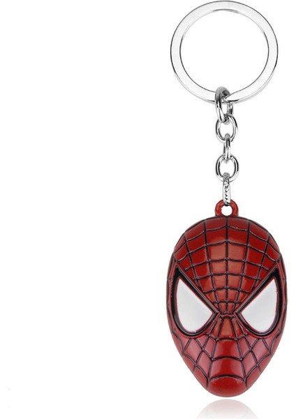 Marvel Maske Demir Adam Anahtarlık Örümcek Adam Çanta Charms Charms (Yurt Dışından)