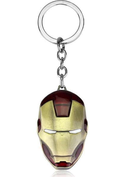 Marvel Maske Demir Adam Anahtarlık Örümcek Adam Çanta Charms Charms (Yurt Dışından)