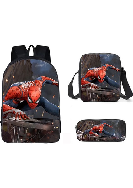 Marvel Spider-Man Reunion Çevresel Öğrenci Okul Çantası Omuz Çantası Karikatür Sırt Çantaları (Yurt Dışından)