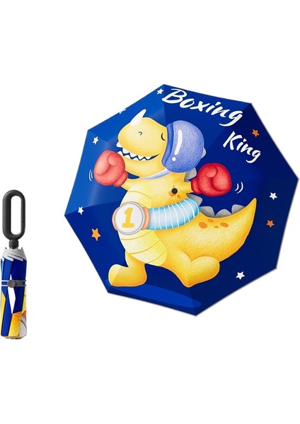 Halka Toka Sapı Karikatür Çocuk Şemsiyesi Güneşlik Ilkokul Öğrencileri Okula Özel Güneşli Yağmur Çift Kullanımlı Katlanır Otomatik Şemsiye (Yurt Dışından)