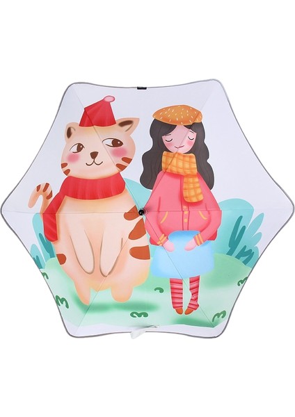 Karikatür Çocuk Şemsiyesi Ilkokul Güneşliği Güneş Kremi Çocuk Şemsiyesi (Yurt Dışından)