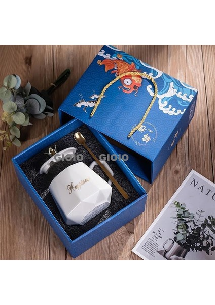 Yeni Pratik Seramik Su Dağı Arkadaşı Hediye Yaratıcı Hediye Seti Hediye Kur ile Hediye (Yurt Dışından)