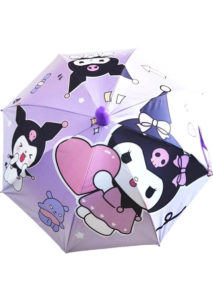 Ilkokul Öğrencileri Için Vinil Çocuk Şemsiyeleri Dijital Baskı Patchwork Desen Sevimli (Yurt Dışından)