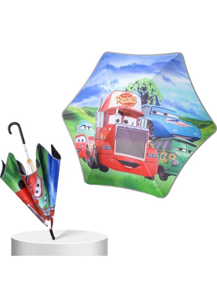 Çocuk Karikatür Şemsiye Kaymaz Rulo Erkek Ilkokul Öğrencileri Güneşli Şemsiye Siyah Kauçuk Güneş Koruyucu Gölge (Yurt Dışından)