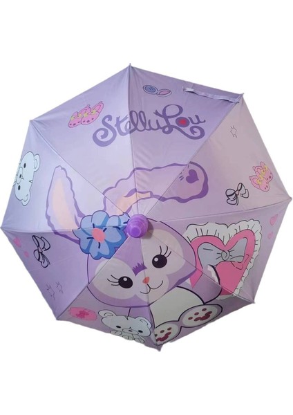 Ilkokul Öğrencileri Için Vinil Çocuk Şemsiyeleri Dijital Baskı Patchwork Desen Sevimli (Yurt Dışından)