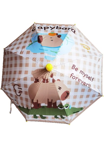 Ilkokul Öğrencileri Için Vinil Çocuk Şemsiyeleri Dijital Baskı Patchwork Desen Sevimli (Yurt Dışından)