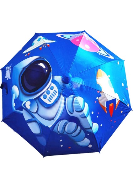 Ilkokul Öğrencileri Için Vinil Çocuk Şemsiyeleri Dijital Baskı Patchwork Desen Sevimli (Yurt Dışından)