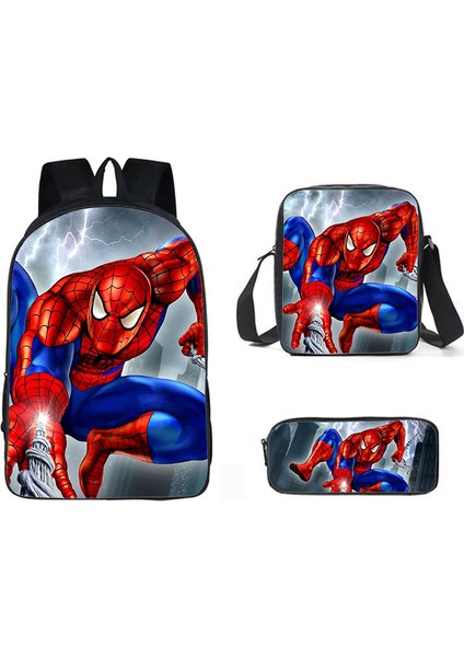 Marvel Spider-Man Reunion Çevresel Öğrenci Okul Çantası Omuz Çantası Karikatür Sırt Çantaları (Yurt Dışından)
