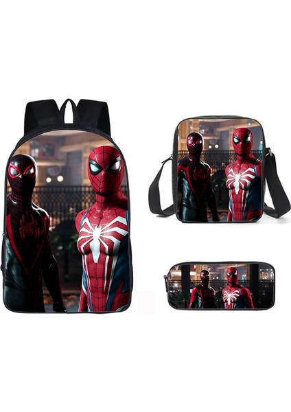 Marvel Spider-Man Reunion Çevresel Öğrenci Okul Çantası Omuz Çantası Karikatür Sırt Çantaları (Yurt Dışından)