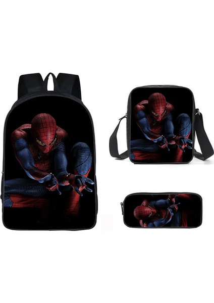 Marvel Spider-Man Reunion Çevresel Öğrenci Okul Çantası Omuz Çantası Karikatür Sırt Çantaları (Yurt Dışından)