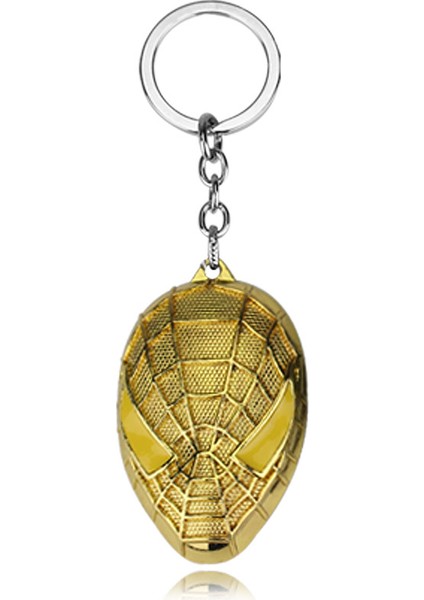 Marvel Maske Demir Adam Anahtarlık Örümcek Adam Çanta Charms Charms (Yurt Dışından)
