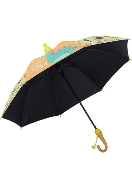 Karikatür Çocuk Şemsiyesi Güneş Koruyucu Şemsiye Anime Düz Şemsiye (Yurt Dışından)