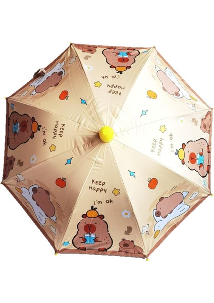 Ilkokul Öğrencileri Için Vinil Çocuk Şemsiyeleri Dijital Baskı Patchwork Desen Sevimli (Yurt Dışından)